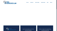 Desktop Screenshot of finkandassociateslaw.com